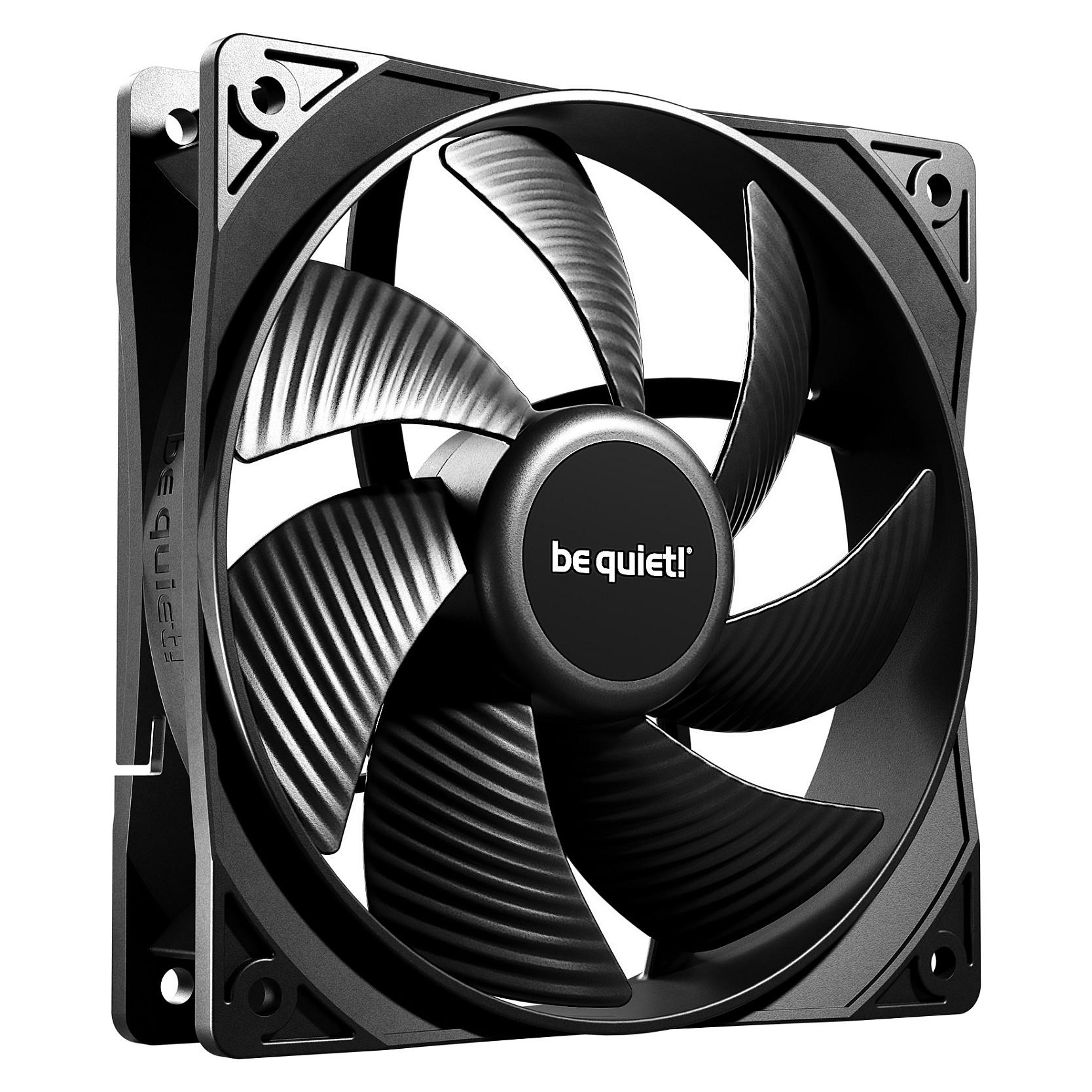 Be Quiet! Pure Wings 3 Blæser til PC Kabinet - 120mm, 1600 RPM, PWM, Sort - 3 stk.