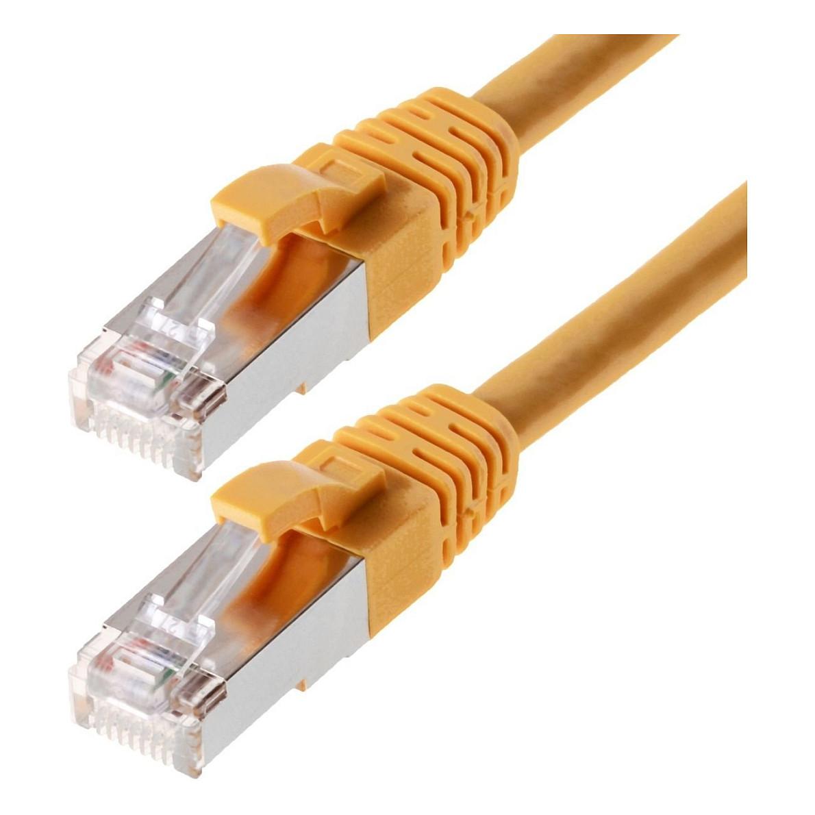Patchkabel Helos Cat.6 GHMT AWG 27/7 - gul 1,0 m