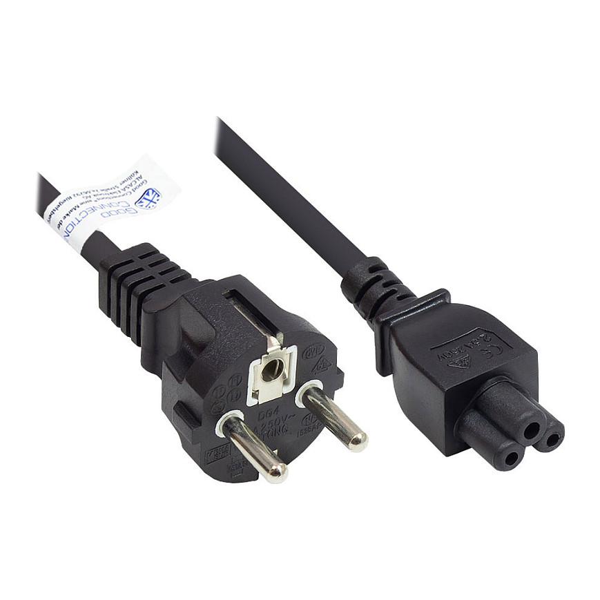 Strømkabel econ connect P0005-S050 C5 - sort, 5 m