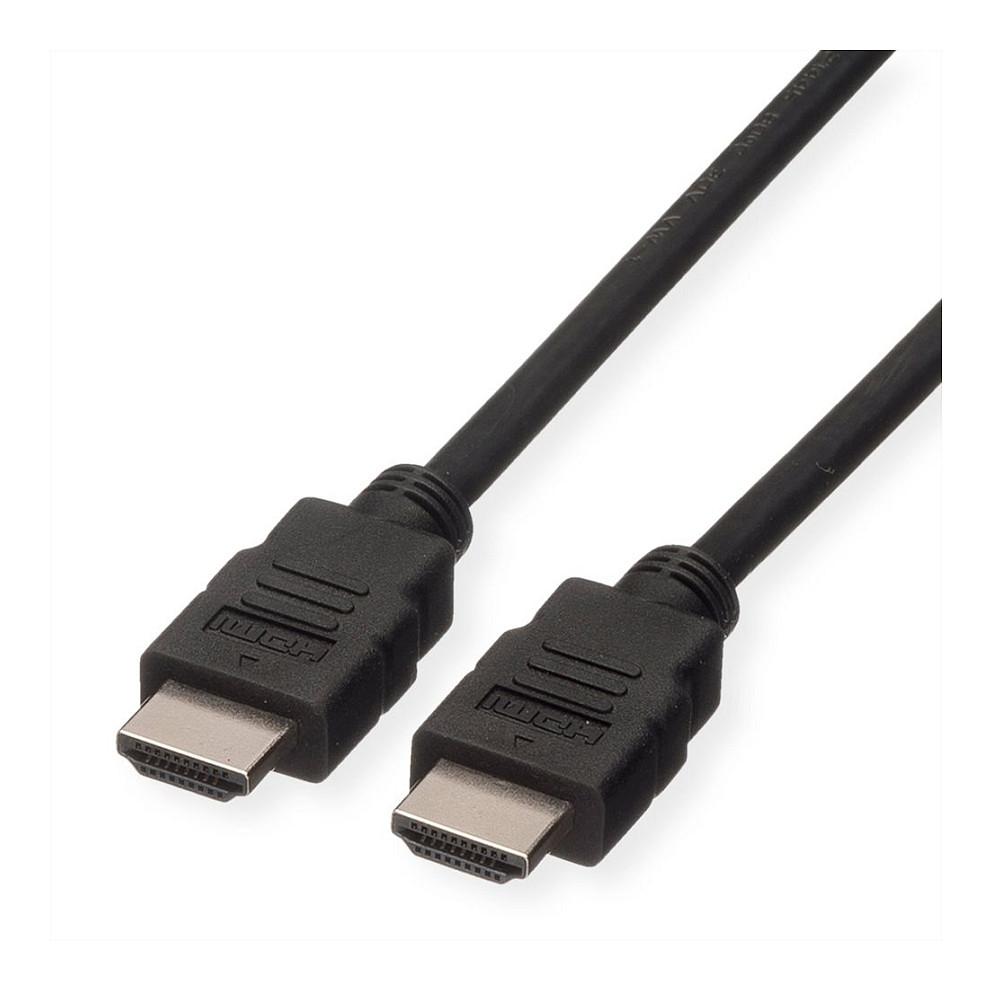 HDMI-kabel ROLINE GREEN High Speed med Ethernet TPE - sort, 1 m