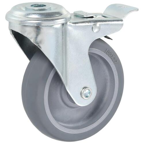 Drejehjul med bolthul 8 stk. 100 mm