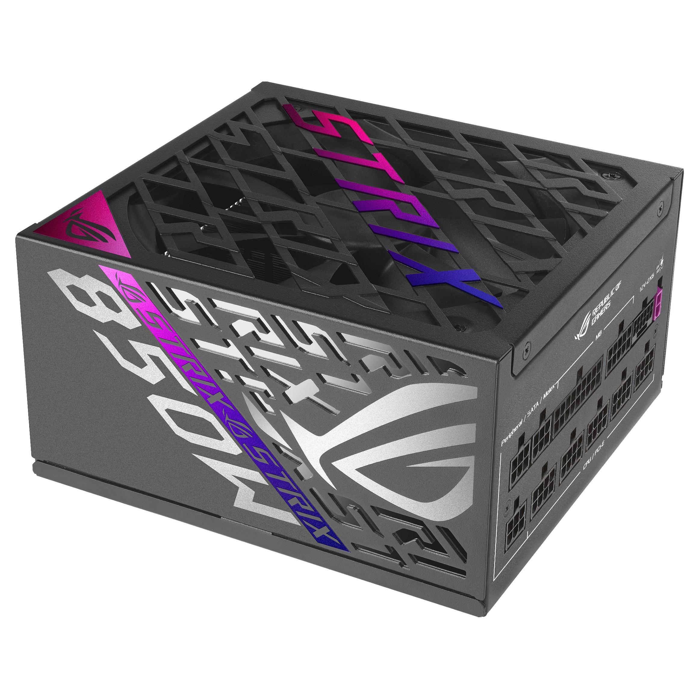 ASUS ROG STRIX Platinum (ROG Equalizer) / Sort - Strømforsyning - 850 Watt - ATX 3.1 - 80 Plus Platinum certified