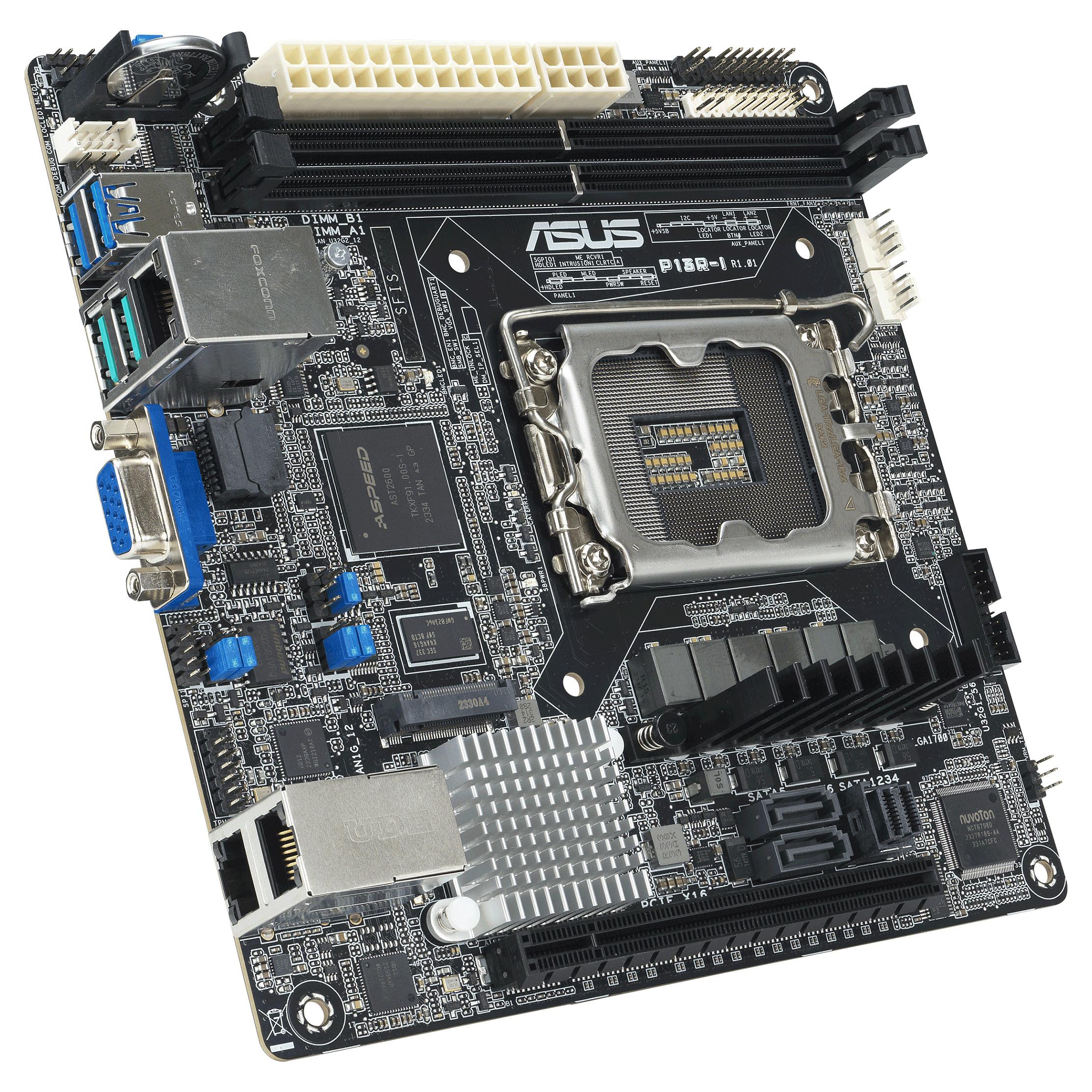 ASUS P13R-I Bundkort - Intel C262 - Intel LGA1700 - DDR5 RAM - Mini-ITX