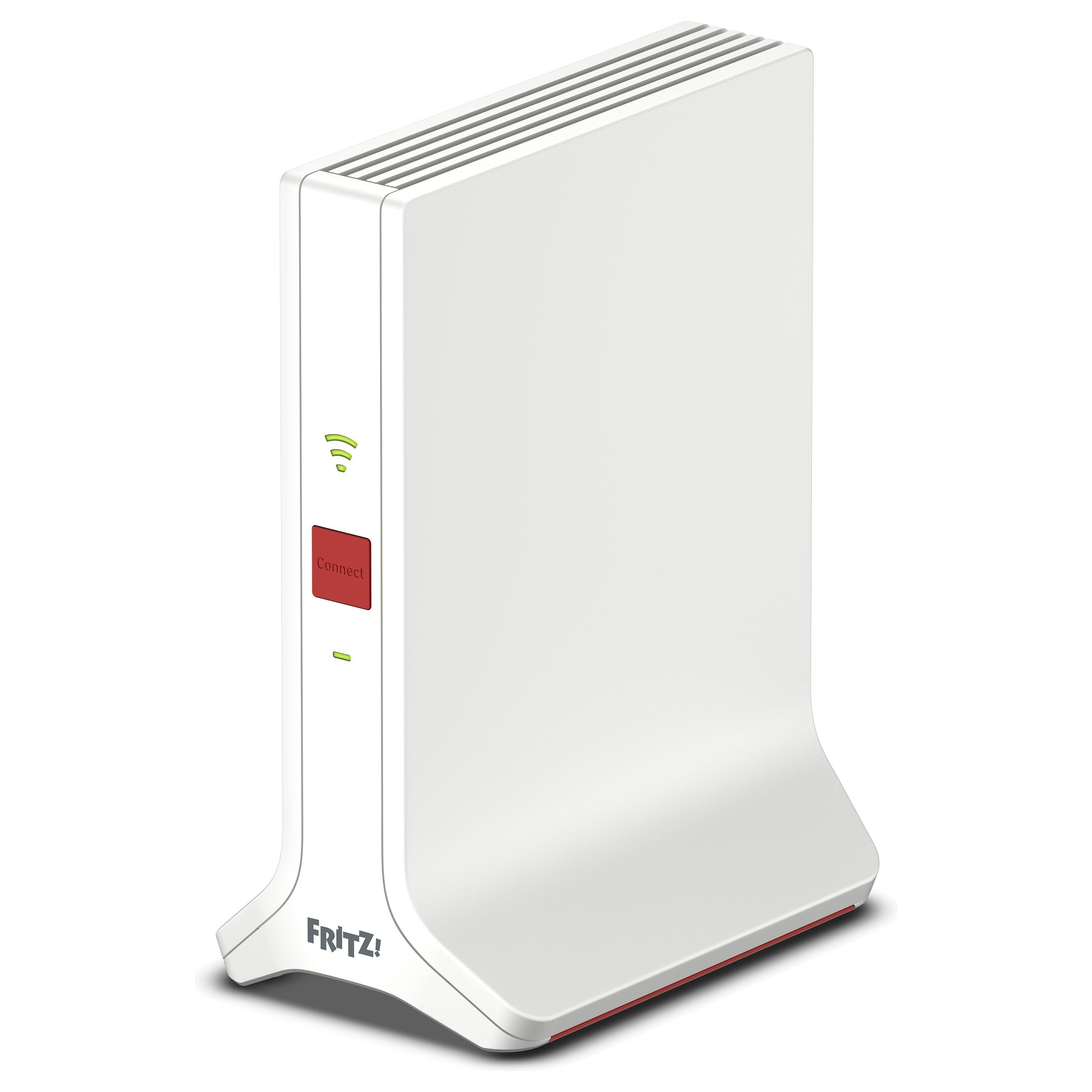 FRITZ!Repeater 3000 AX Wi-Fi 6 repeater med tri-band og 2 x Gigabit Ethernet - hvid