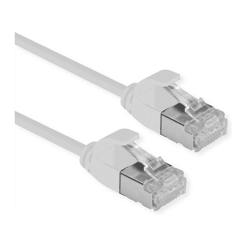 Patchkabel ROLINE DataCenter Cat.6A U/FTP slim - grå, 0,3 m