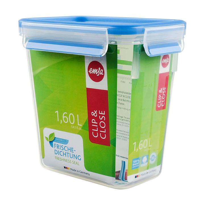 EMSA 508543, Kasse, Rektangulær, 1,5 L, Transparent, Tyskland, 121 mm