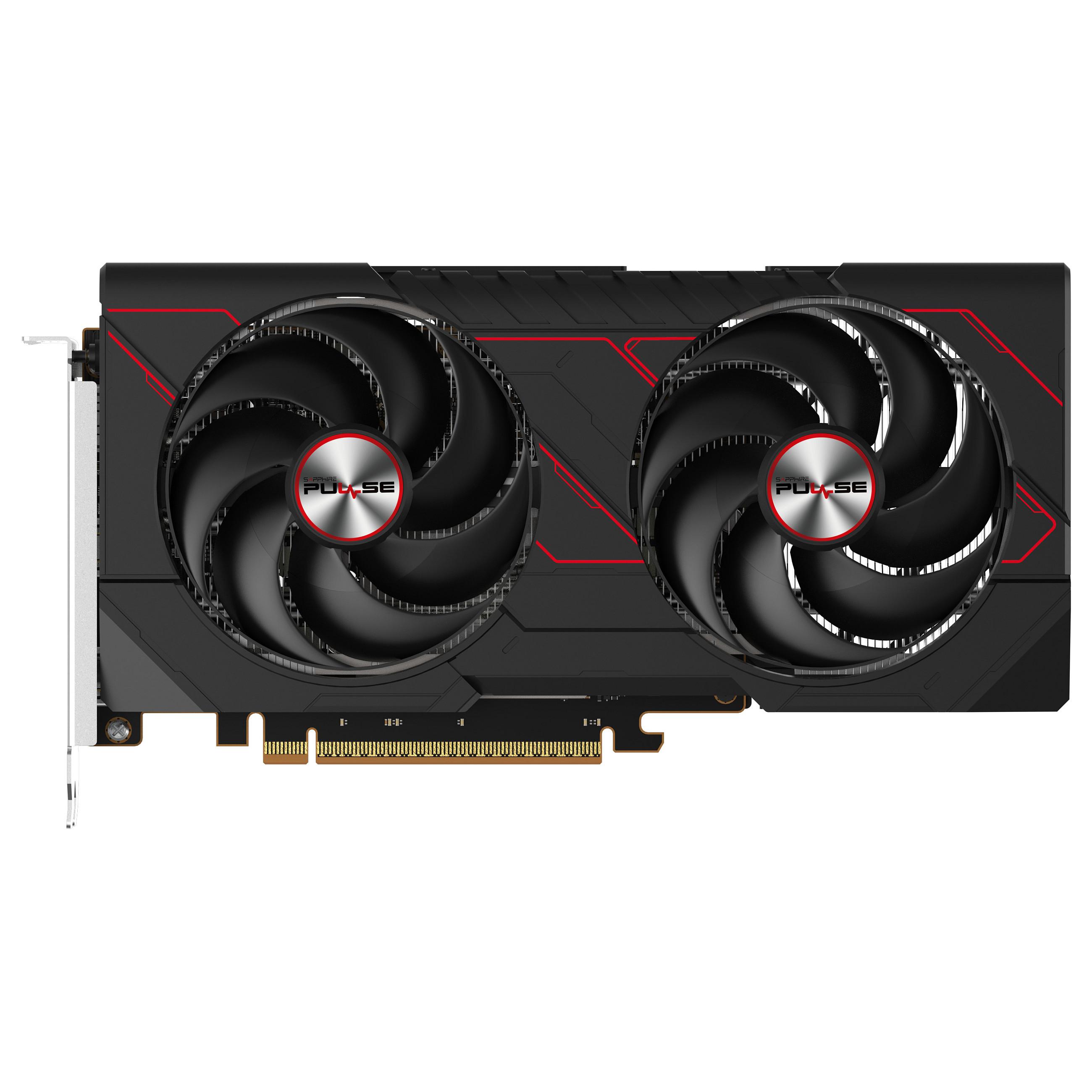 Sapphire Pulse Radeon RX 9060 XT 8GB - Grafikkort - Radeon RX 9060 XT - 8 GB GDDR6 - PCIe 5.0 x16 - DisplayPort, 2 x HDMI - boks