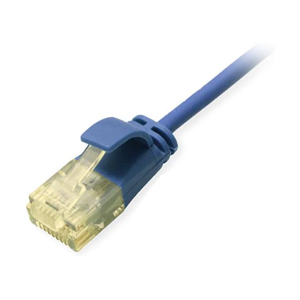 Netværkskabel Equip Cat6A SlimFlex U/UTP 0,25 m - blå
