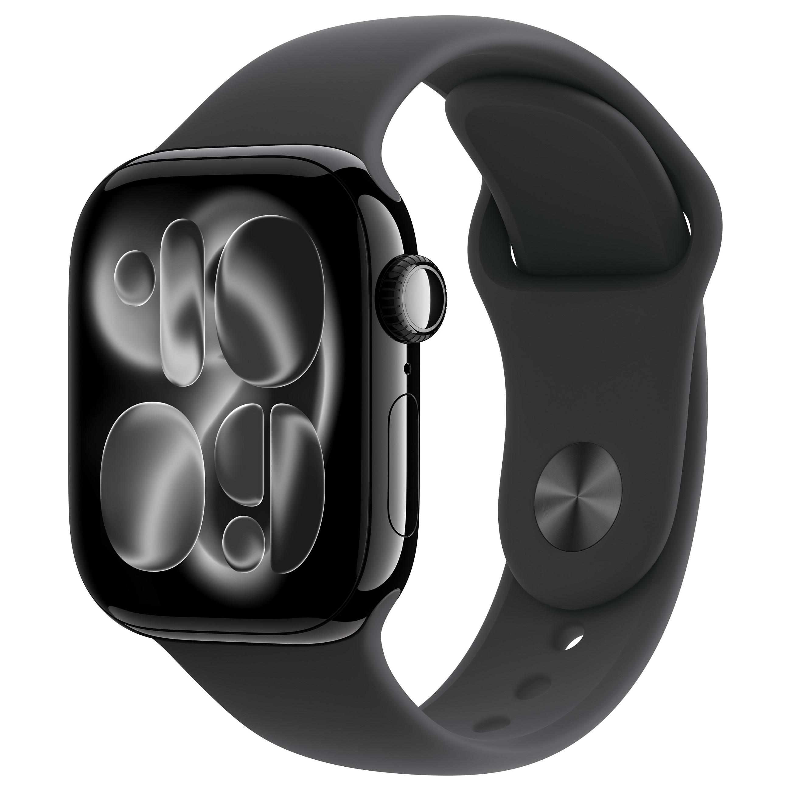 Apple Watch Series 11 OLED 42 mm Digital 374 x 446 pixel Berøringsskærm 5G Sort Wi-Fi GPS (satellit)