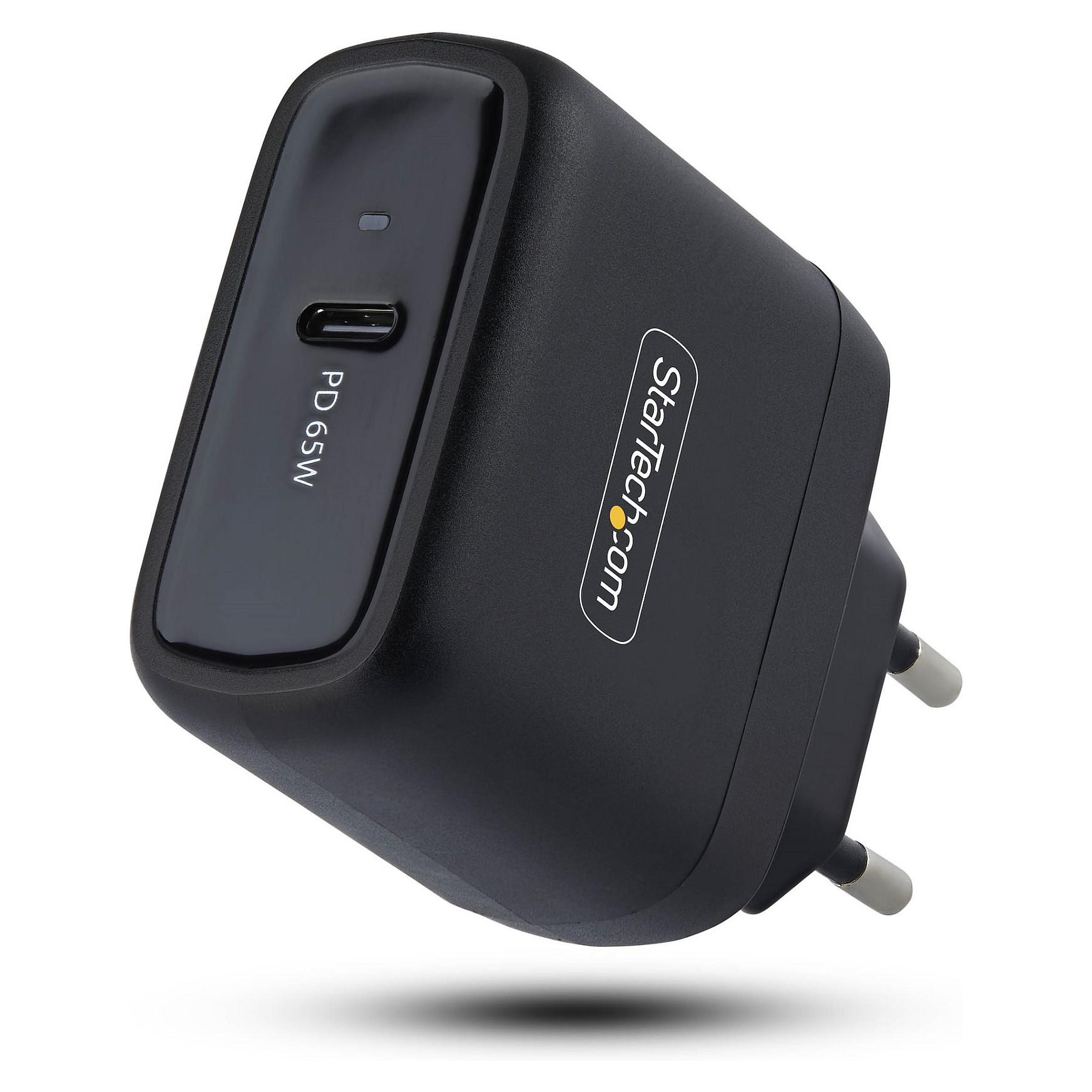 StarTech.com 1065EB-WALL-CHARGER oplader til mobil enhed Universel Sort Vekselstrøm Hurtig opladning Indendørs