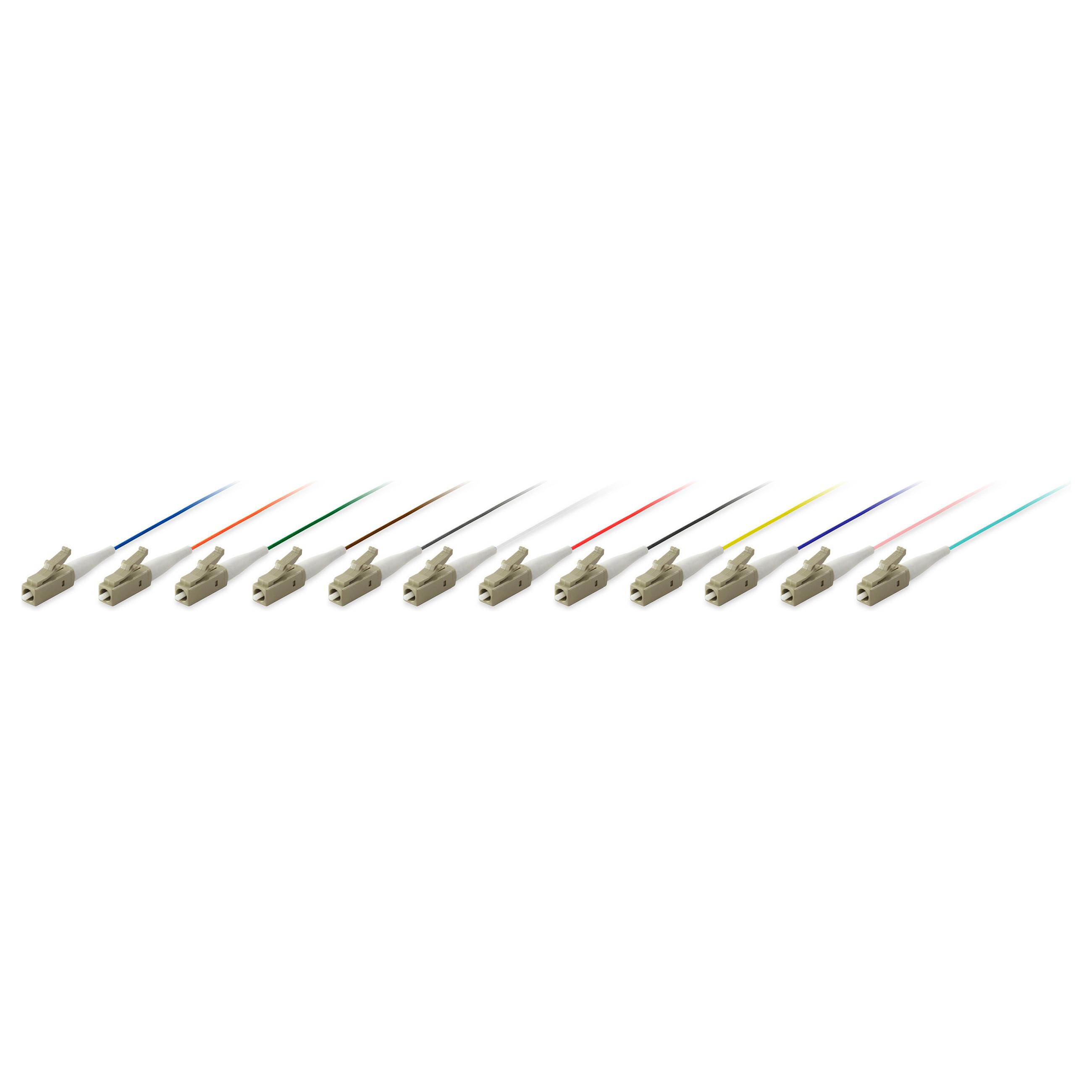 EQUIP LC/PC fiber pigtail OM4 - 1,0 m, LSZH
