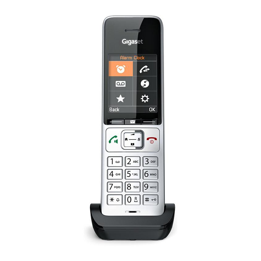 Fastnettelefon Gigaset COMFORT 500HX - Analog/DECT, opkalds-ID, sort/sølv