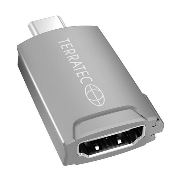 TERRATEC CONNECT C12 USB-C til HDMI adapter - grå