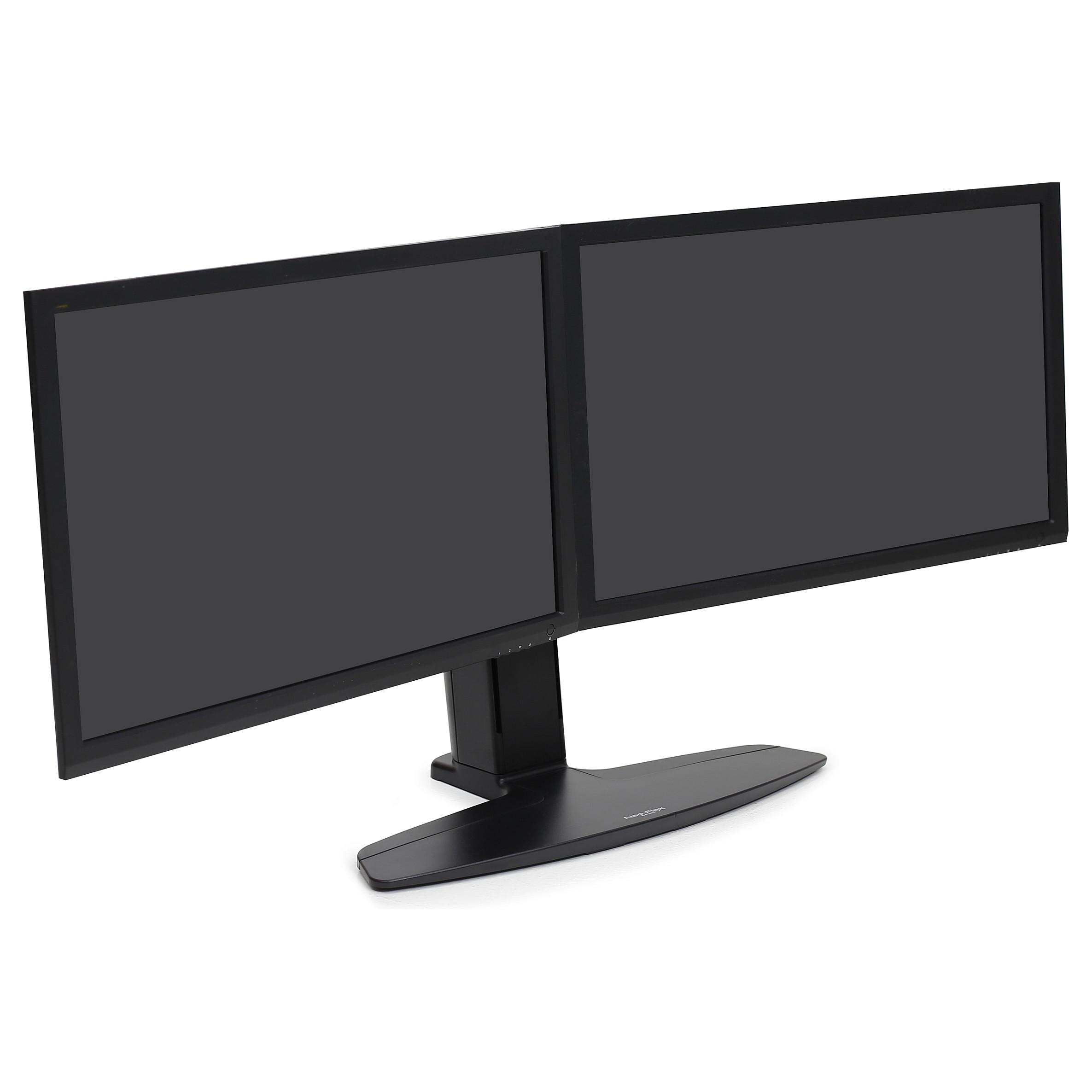 Skærmholder Ergotron Neo Flex Dual Monitor Lift Stand - sort