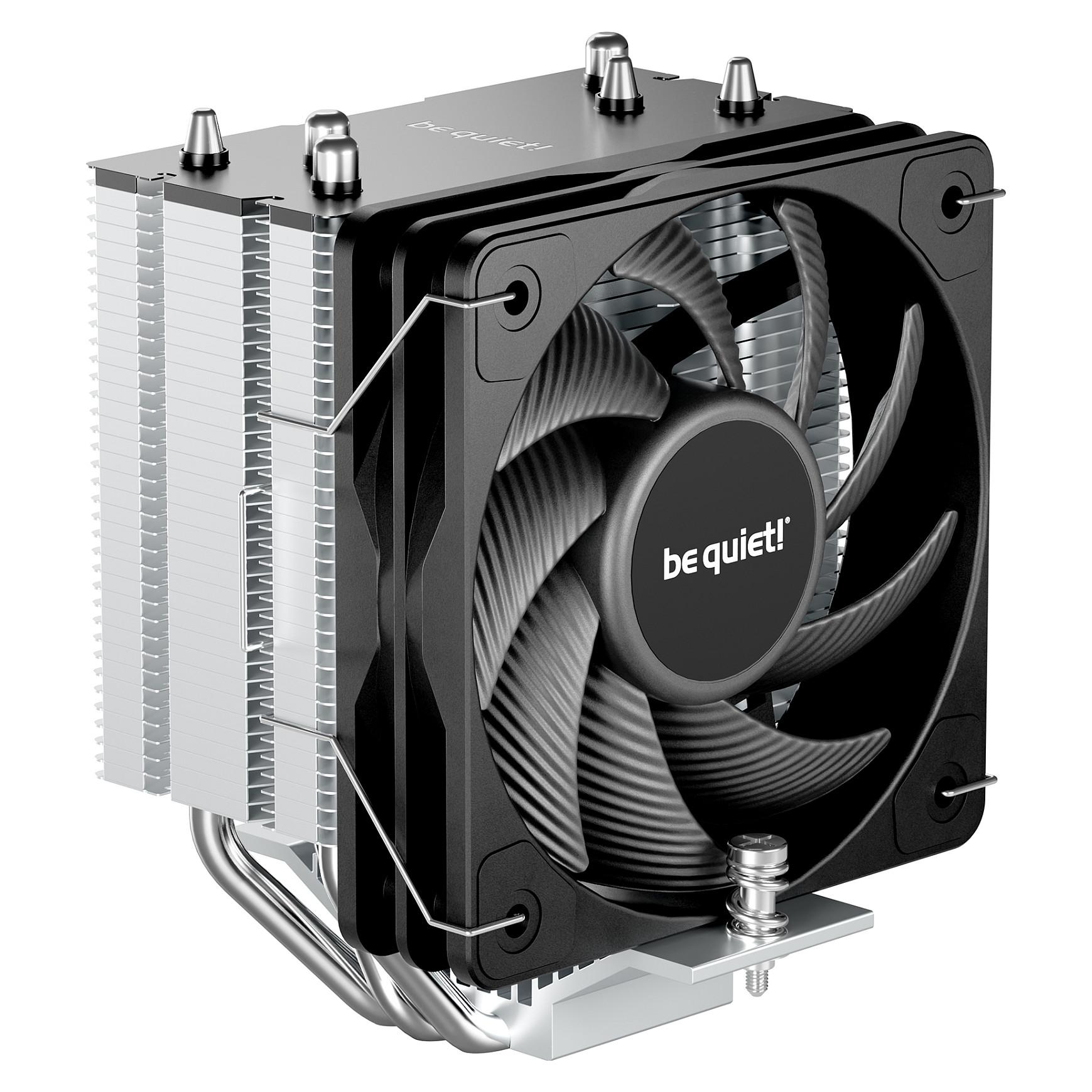 be quiet! Pure Rock Slim 3 CPU-køler 100 mm til AM4, AM5, LGA1700 og LGA1851 - sølv