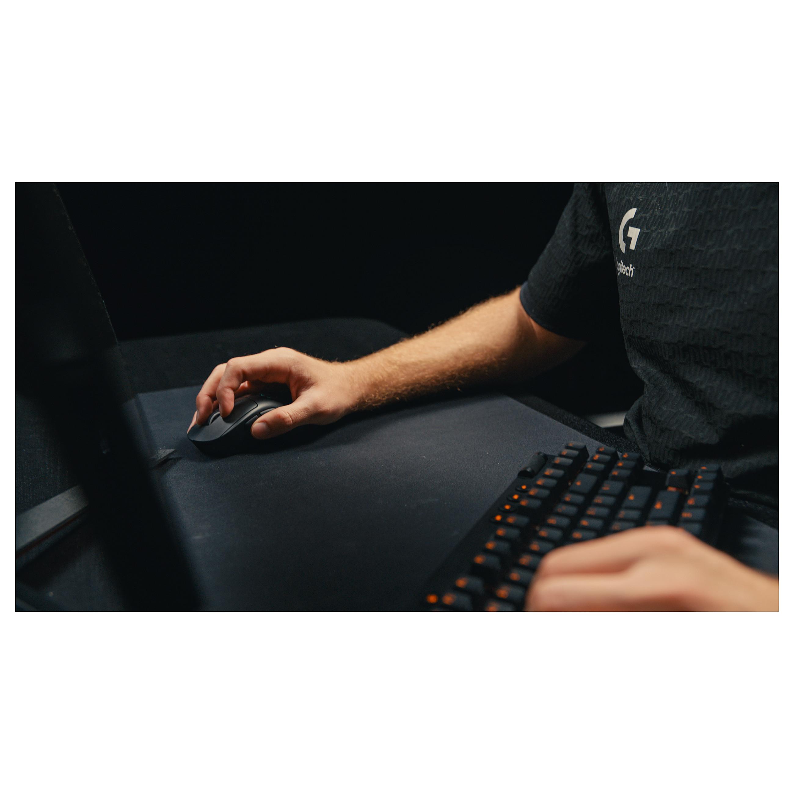 Logitech G PRO X SUPERLIGHT 2 DEX - Mus - ergonomisk - gaming - højrehåndet - optisk - 5 knapper - trådløs, kablet - 2.4 GHz, USB - sort