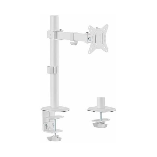 Equip artikuleret skærmholder til skrivebord 17-32" - hvid, 1 skærm, VESA 75x75/100x100
