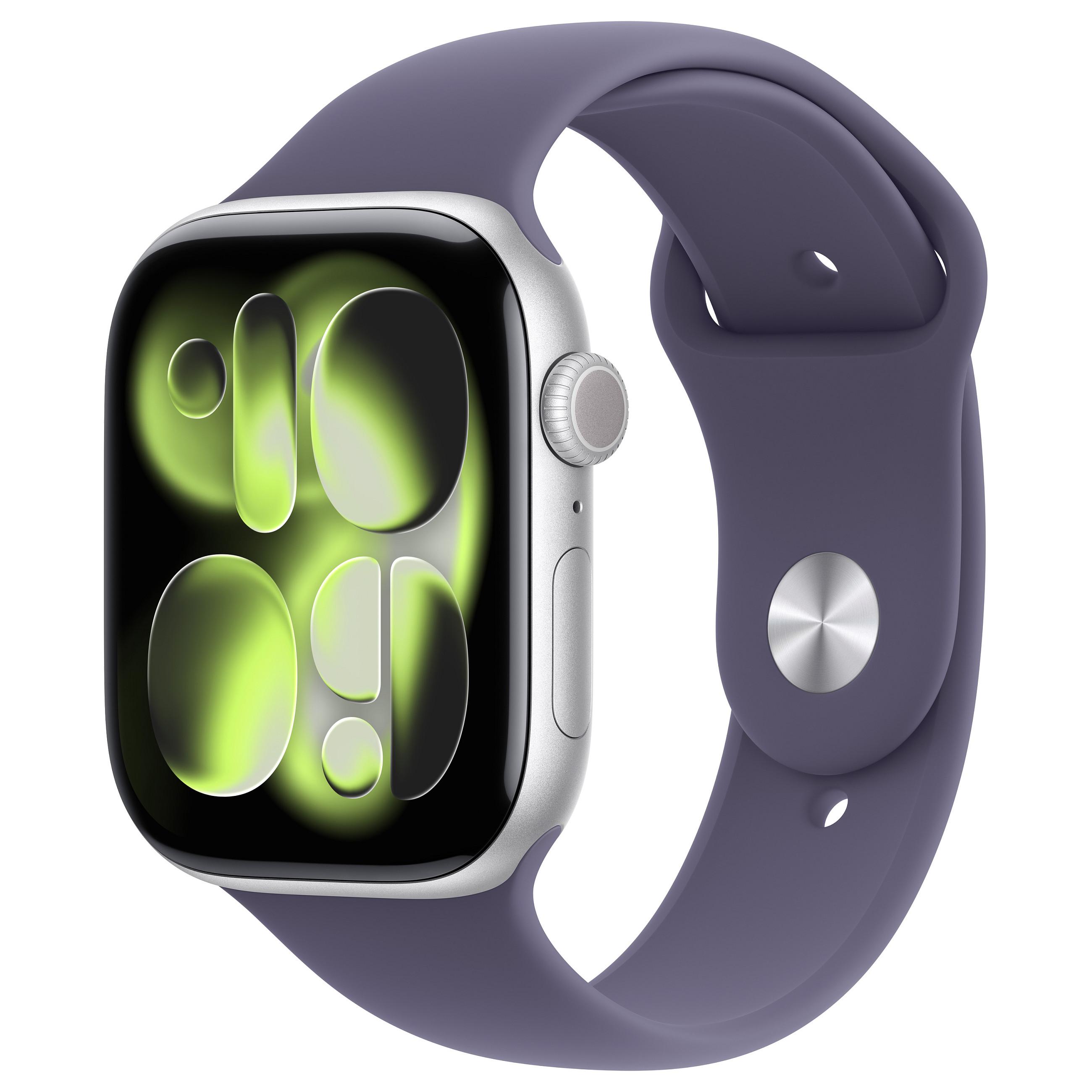 Apple Watch Series 11 OLED 46 mm Digital 416 x 496 pixel Berøringsskærm 5G Sølv Wi-Fi GPS (satellit)