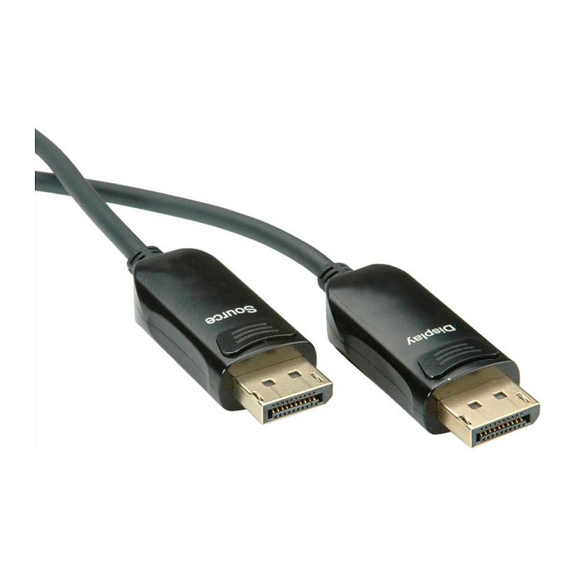 DisplayPort-kabel ROLINE v1.4 AOC ST/ST - 50 m