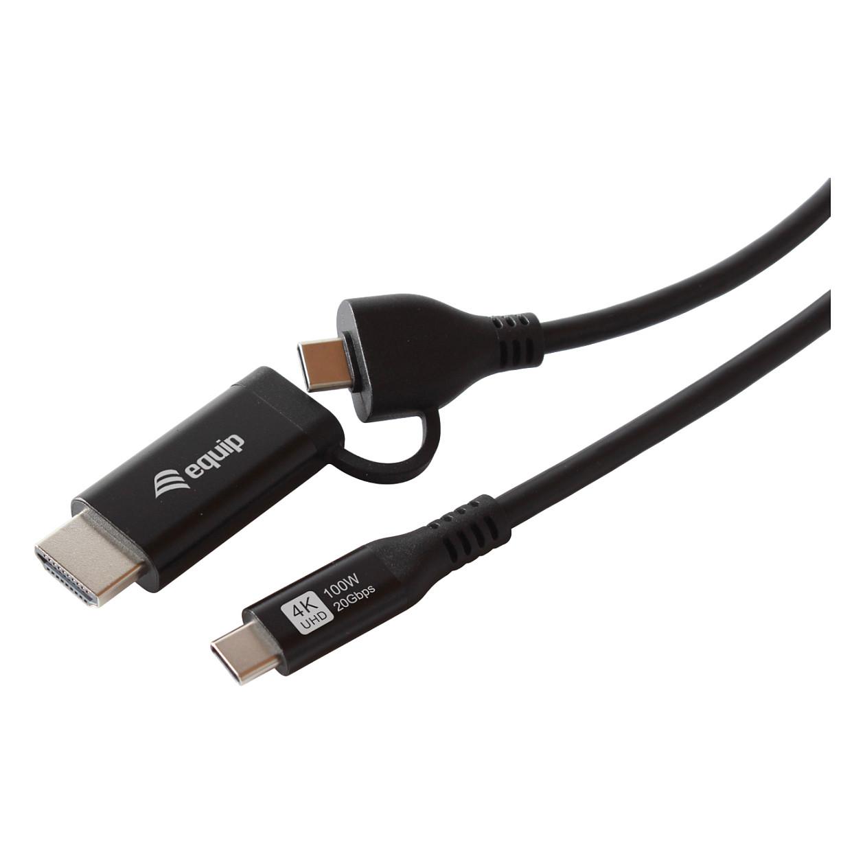 USB-C til HDMI-kabel Equip 128436 med USB-C PD - 2 m