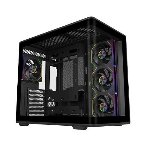 Cooler Master Elite 600 tower kabinet - sort med transparent sidepanel