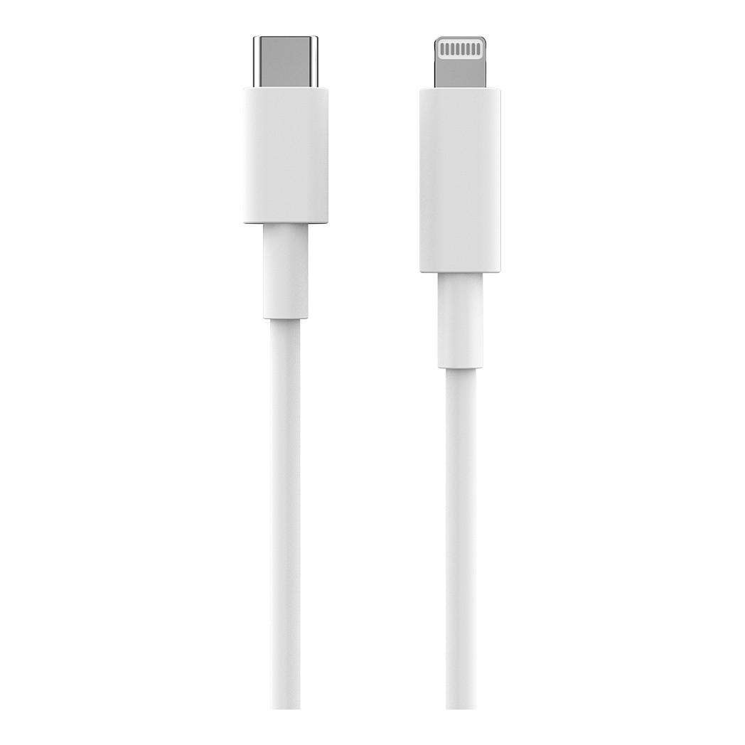 USB-C til Lightning-kabel 2GO 795848 - 1 m, hvid