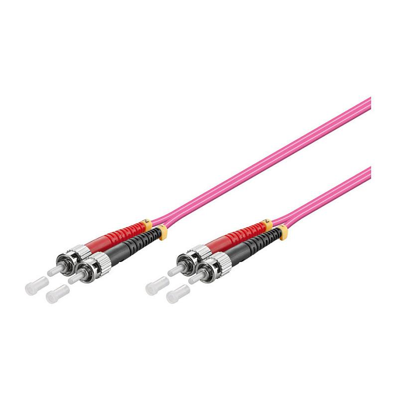 Fiberoptisk patchkabel econ connect LW-805ST4 ST-ST OM4 - 5 m