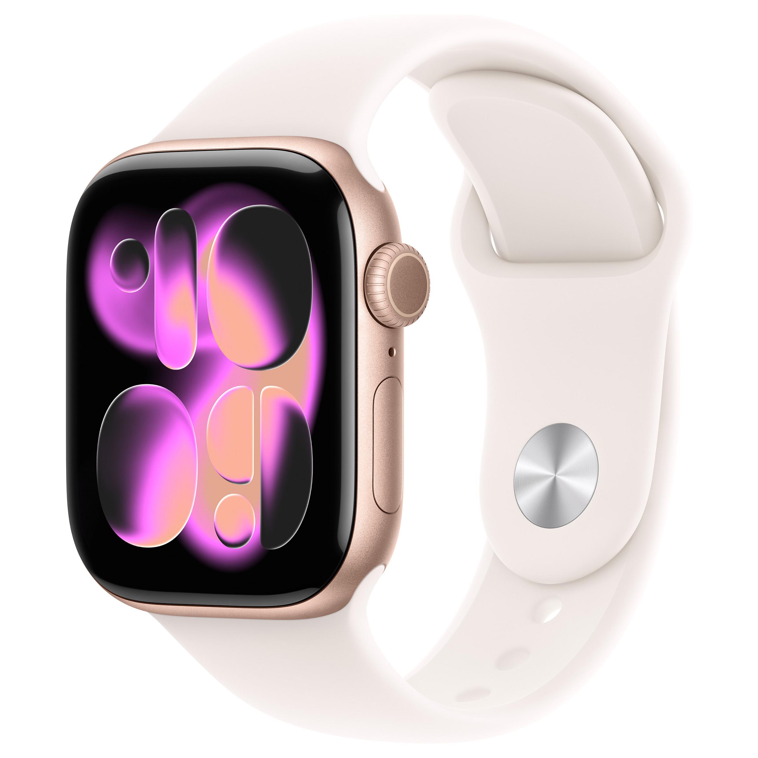 Apple Watch Series 11 OLED 42 mm Digital 374 x 446 pixel Berøringsskærm 5G Roseguld Wi-Fi GPS (satellit)