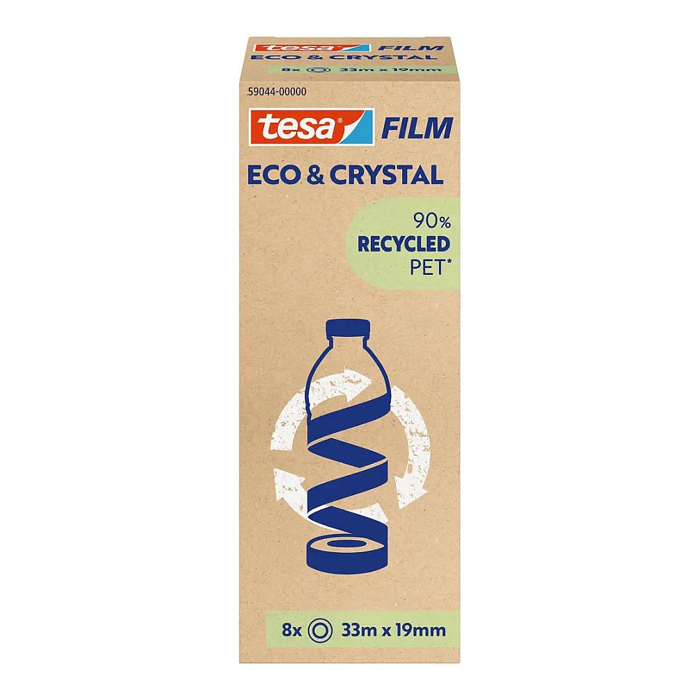 Tape TESA Eco+Crystal 33 m x 19 mm - 8 stk.