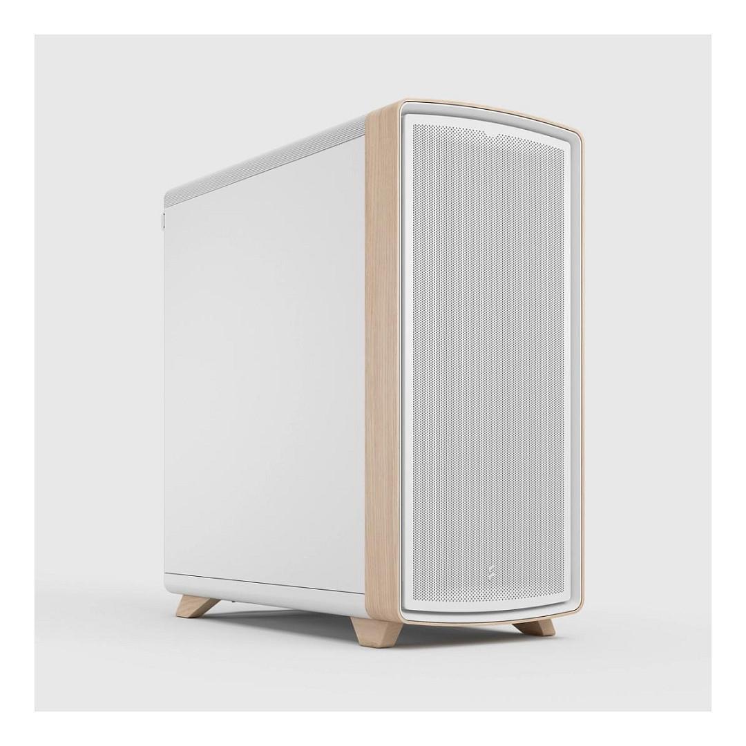 Fractal Design Summit Chalk Solid Tower kabinet til E-ATX/ATX PC - hvid
