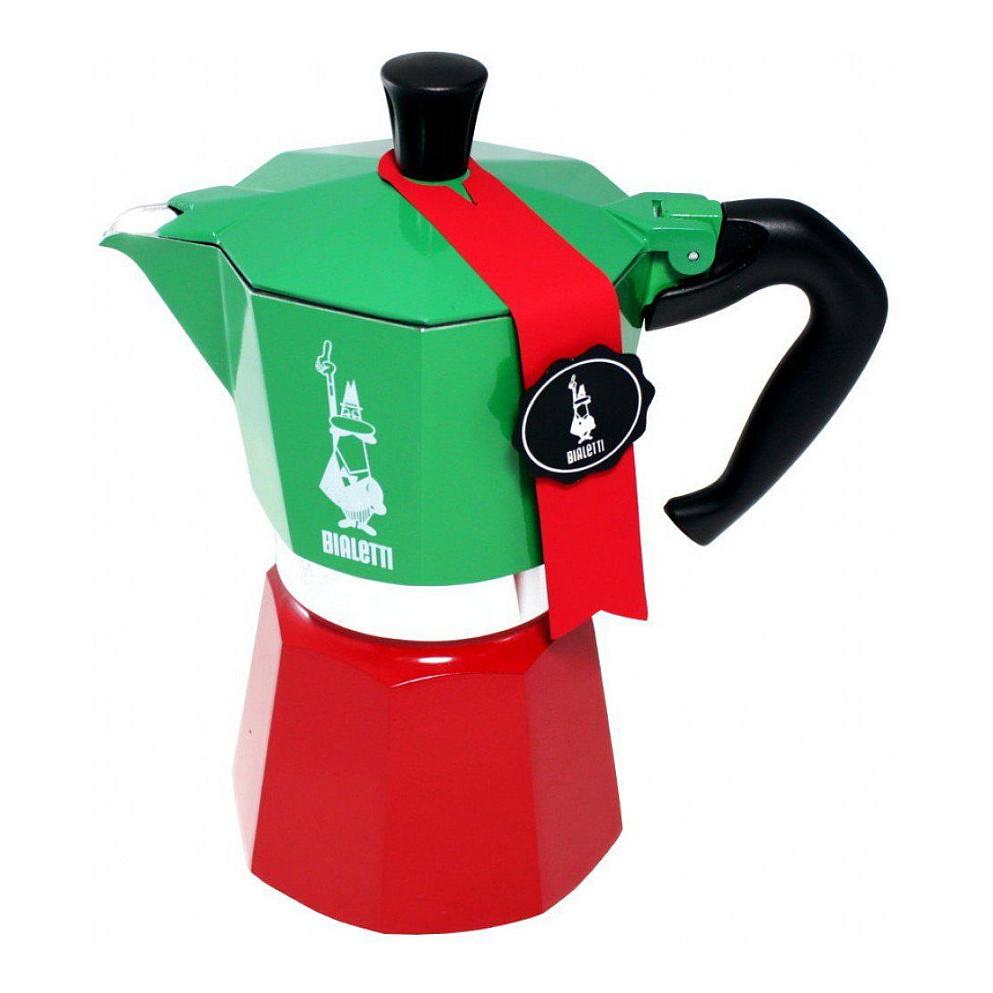 Bialetti 0005323 manuel kaffemaskine Moka gryde 0,24 L Grøn, Rød, Hvid