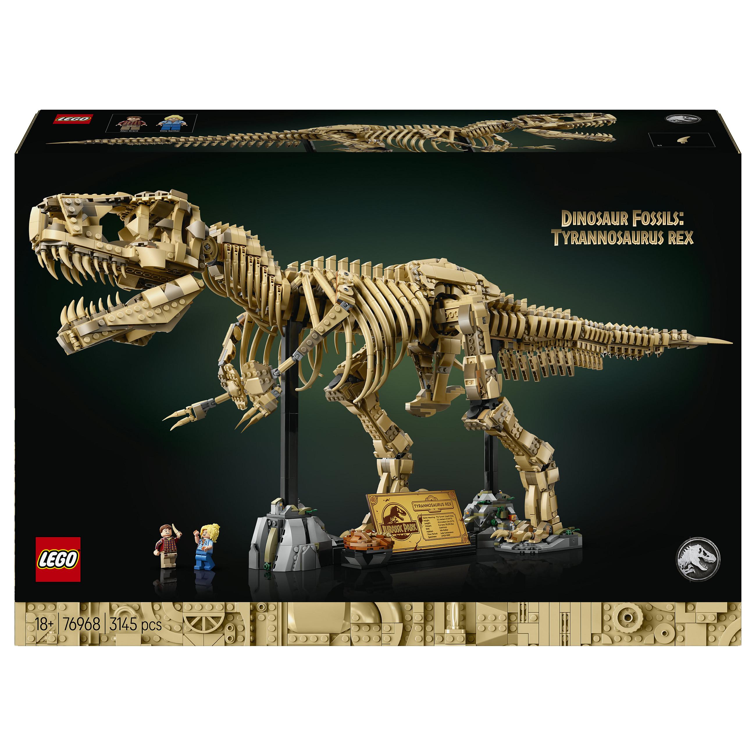 LEGO Jurassic World 76968 Dinosaurfossiler: Tyrannosaurus rex byggesæt med 3.145 dele