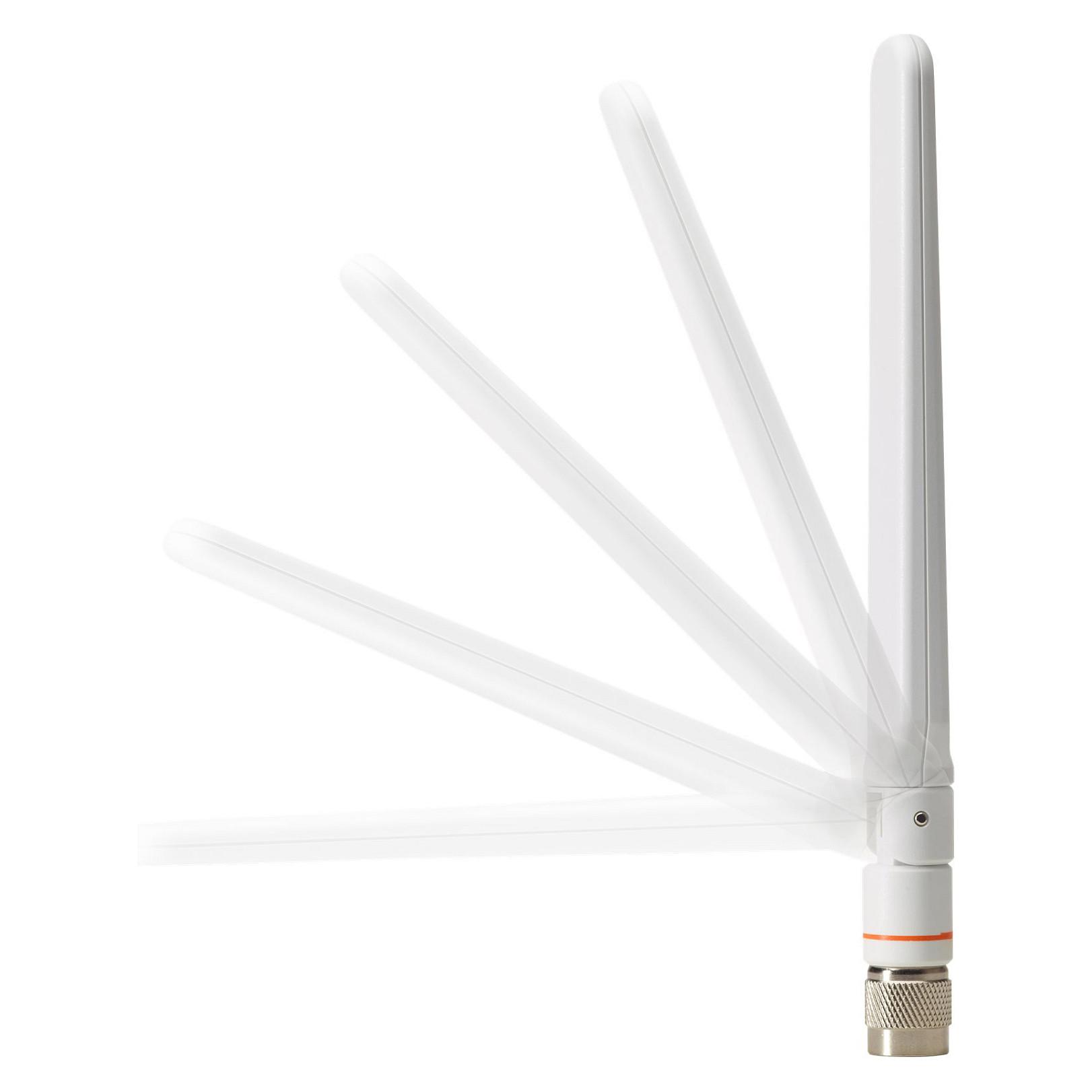 Cisco Aironet Dual-band Self-identifying - Antenne - dipol - Wi-Fi - 2 dBi (til 2,4 GHz), 4 dBi (til 5 GHz) - indendørs - hvid - for Catalyst 9120AXE, 9120AXP