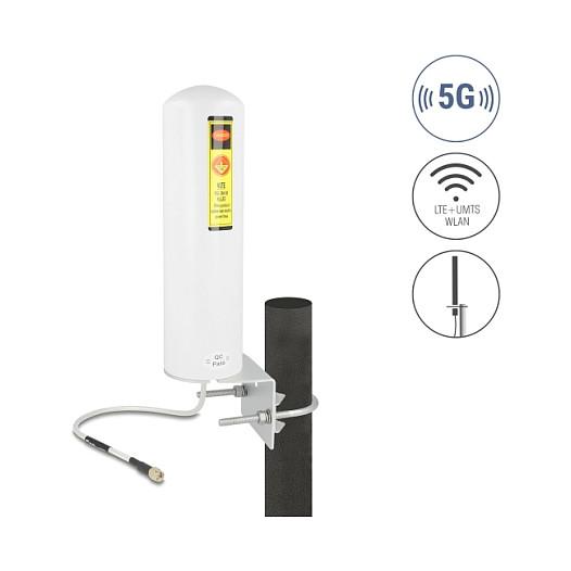 5G LTE-antenne DeLOCK 10036 SMA - hvid