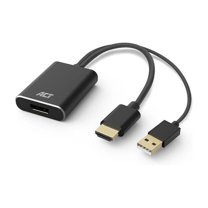HDMI til DisplayPort-adapter ACT AC7536 - 4K@60Hz