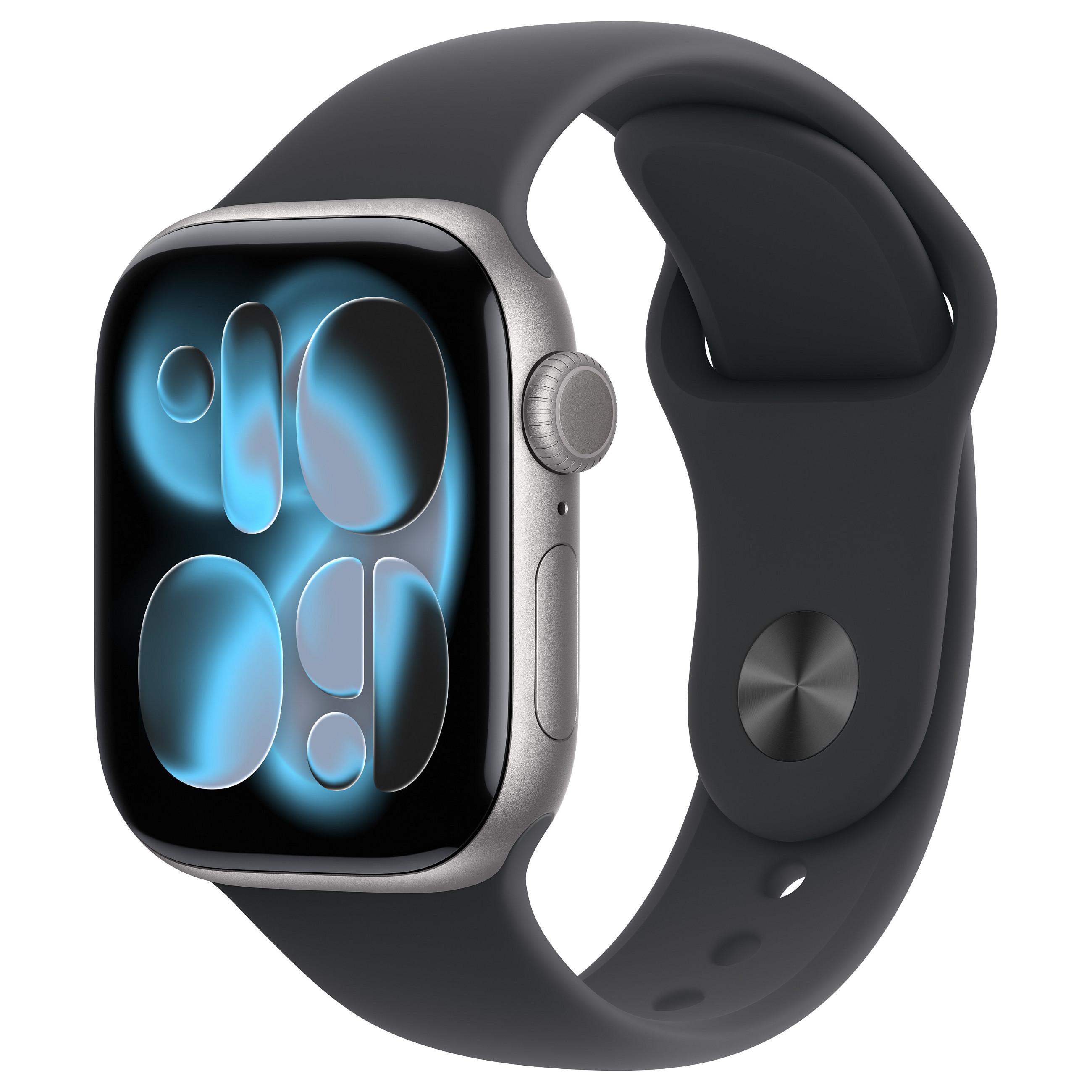 Apple Watch Series 11 OLED 42 mm Digital 374 x 446 pixel Berøringsskærm 5G Grå Wi-Fi GPS (satellit)