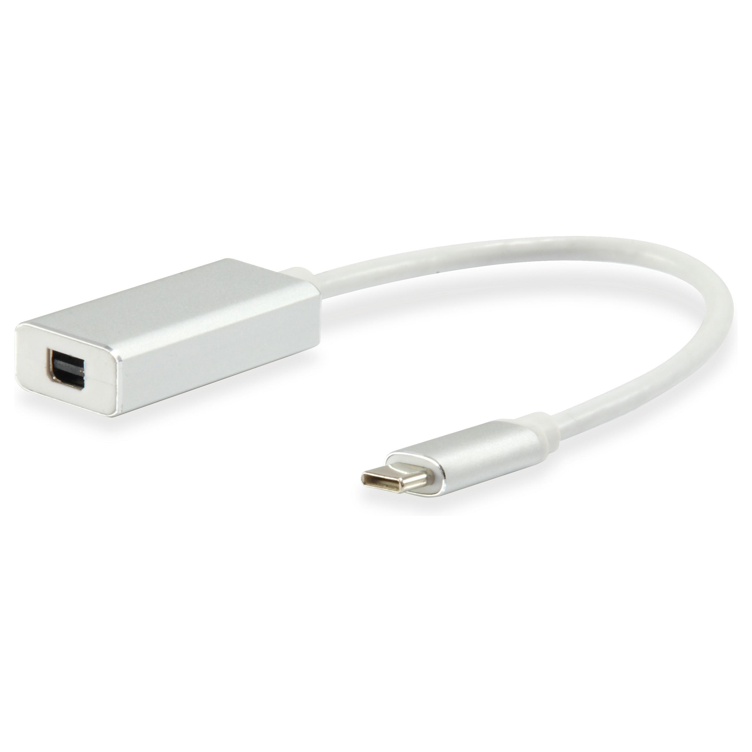 USB-C til Mini DisplayPort-adapter Equip 133457 - 0,15 m, hvid
