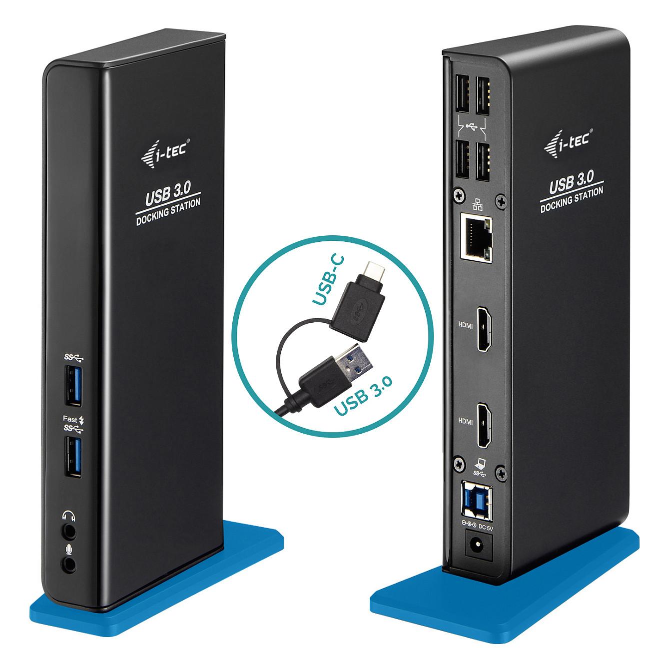 i-Tec USB 3.0/USB-C Dual HDMI Docking Station USB 3.0 Dockingstation
