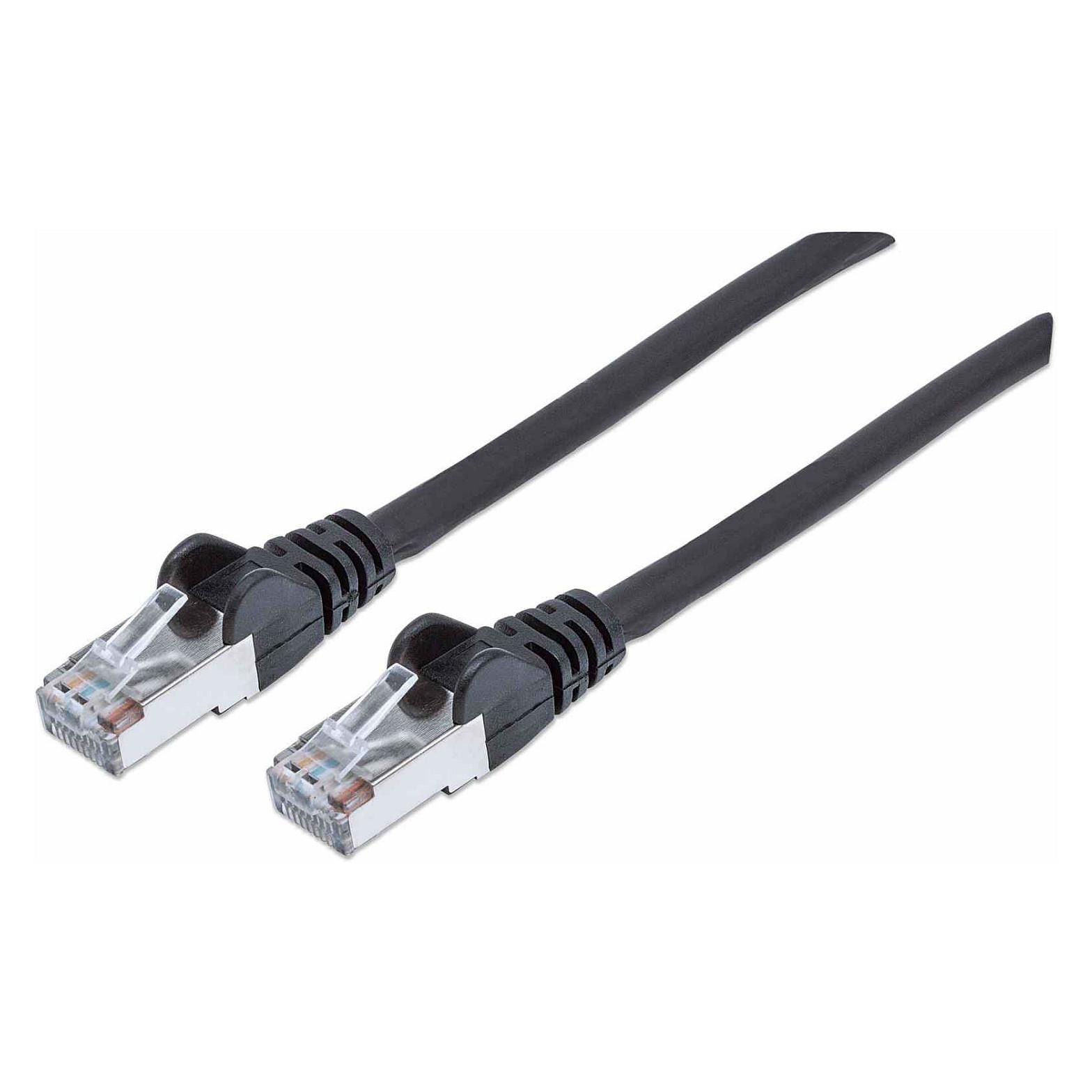 Netværkskabel Intellinet Cat7/Cat6a RJ45 10 m - sort