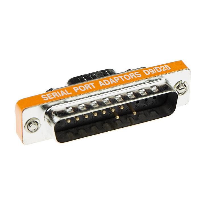 D-sub-adapter ACT 9-polet han til 25-polet han