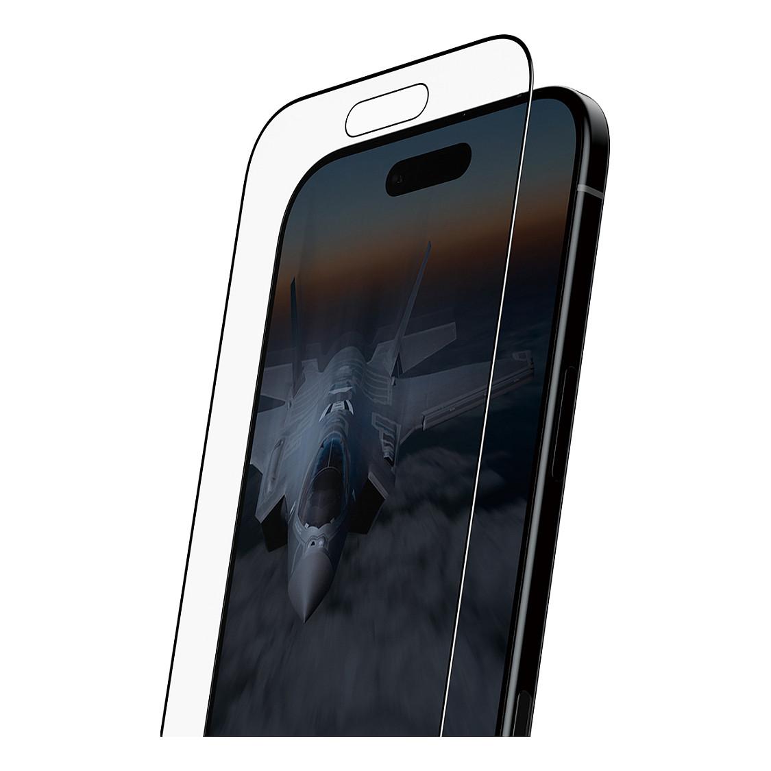 PanzerGlass Stealth Screen Protector w. Black Frame iPhone 17 Air | Ultra-Wide Fit w. Fastfit in-a-box Skærmbeskytter