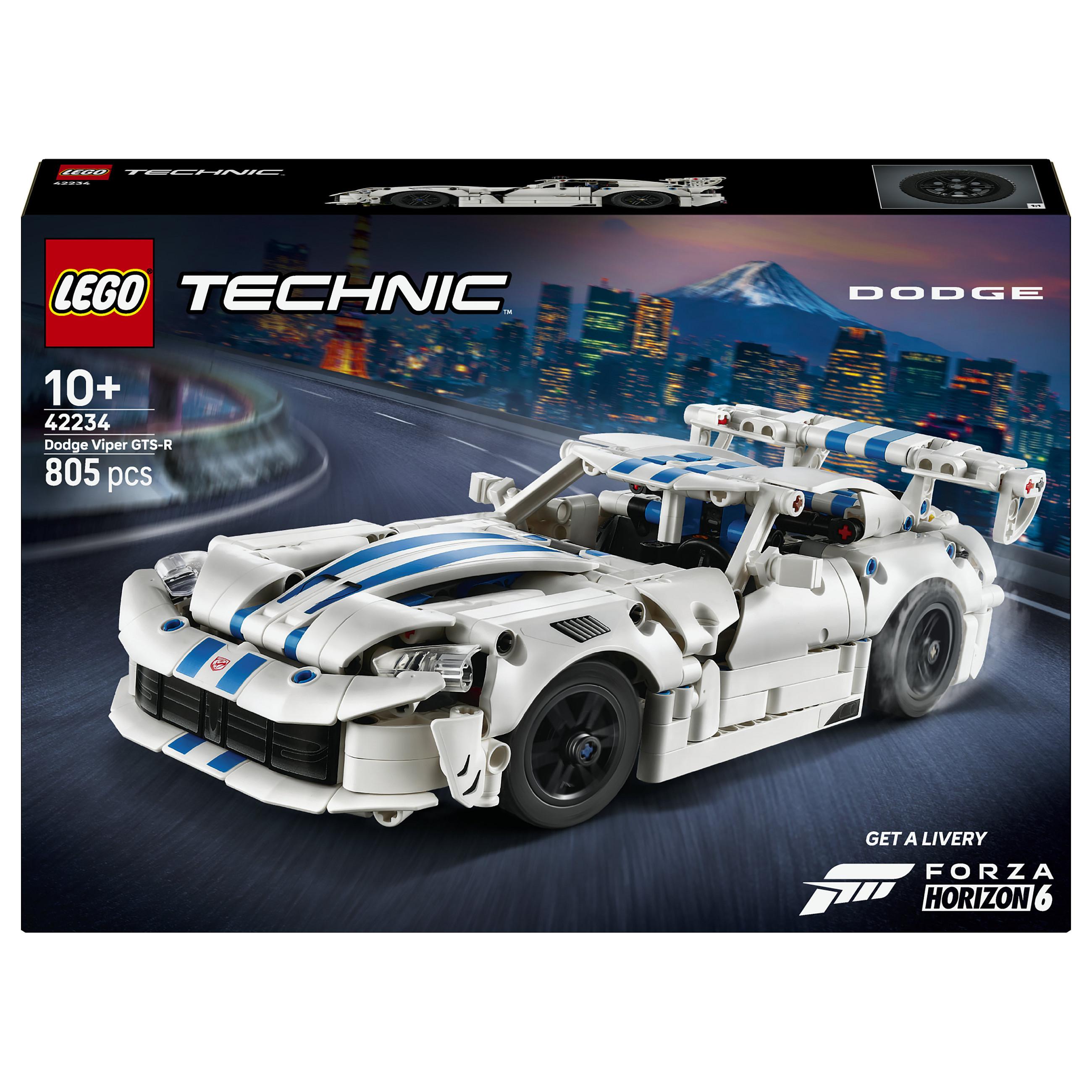 LEGO® Technic 42234 Dodge Viper GTS-R Sportsbil - 805 Dele (10+år)