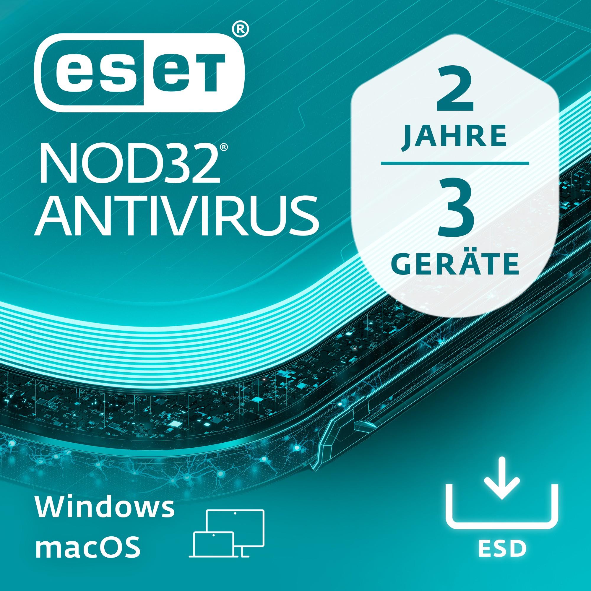 Antivirussoftware ESET NOD32 Anti-Virus - 2 år, ESD-download
