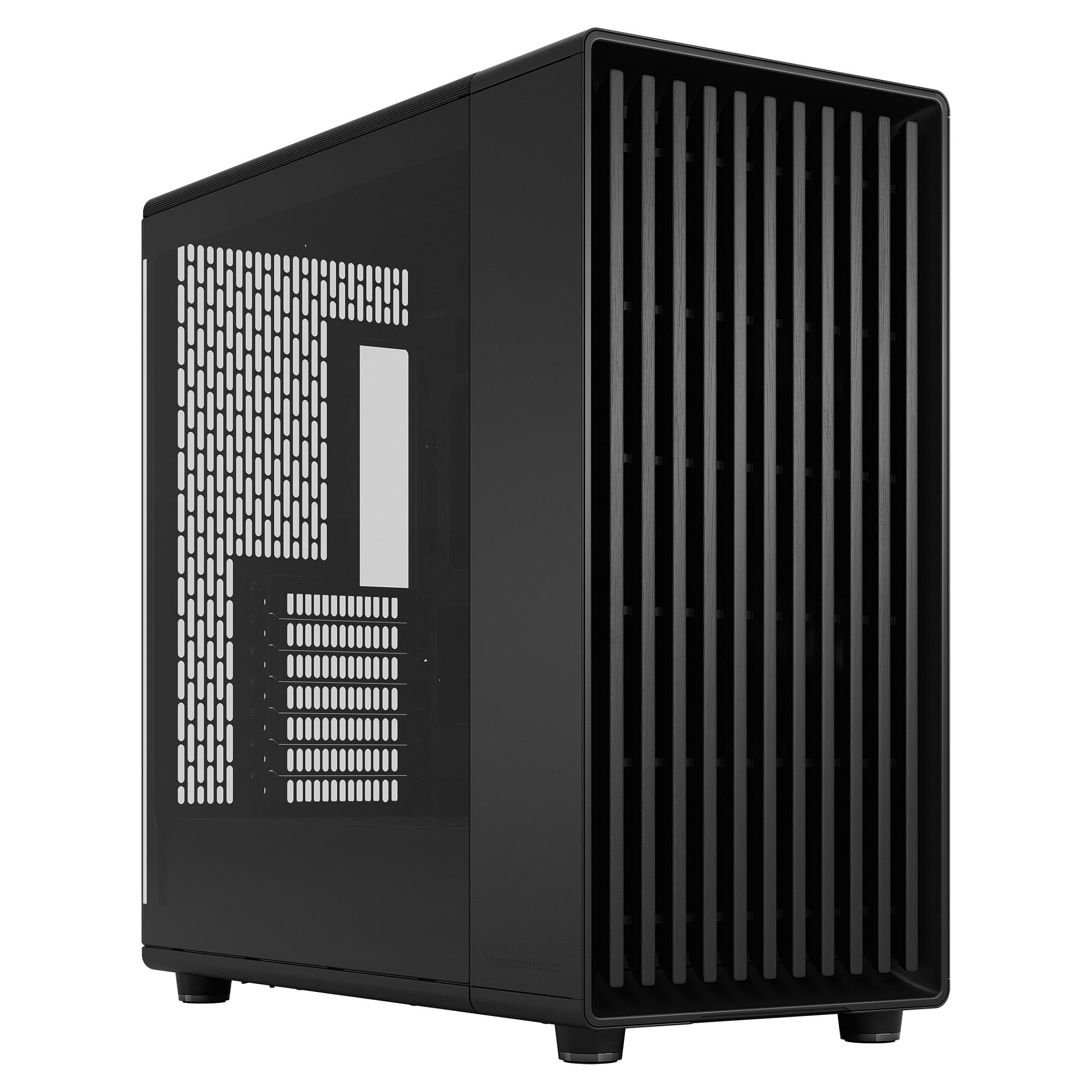 Fractal Design North XL - Momentum Edition - tower - udvidet ATX - sidepanel med vindue (hærdet glas) - ingen strømforsyning (ATX) - sort - USB/Audio/Mic