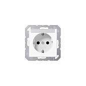 SCHUKO-stikkontakt JUNG A 1520 BFNA WW - hvid