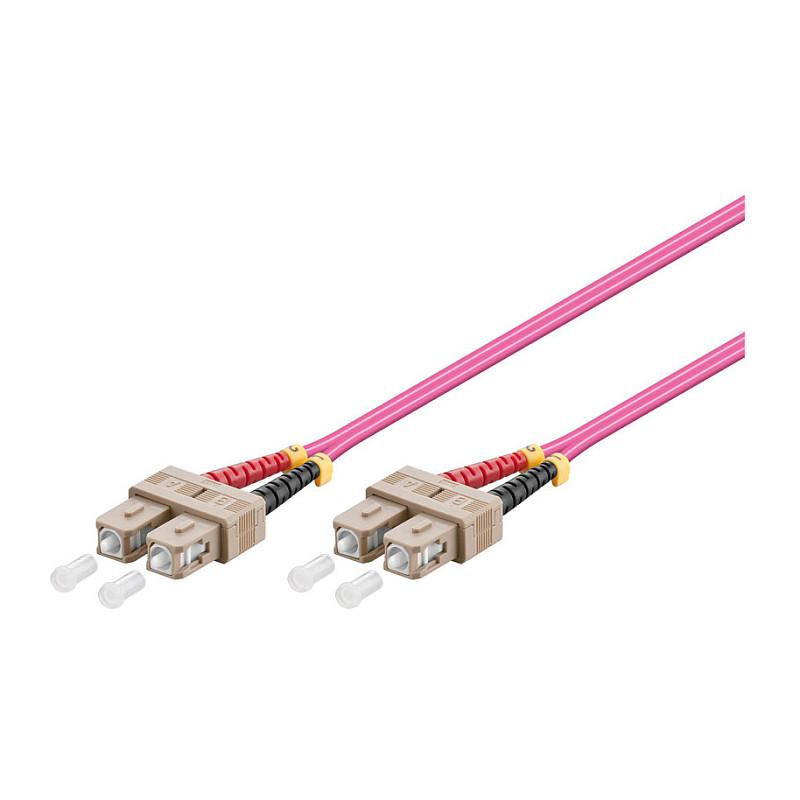 Fiberoptisk patchkabel econ connect LW-805SC4 SC/SC OM4 5 m