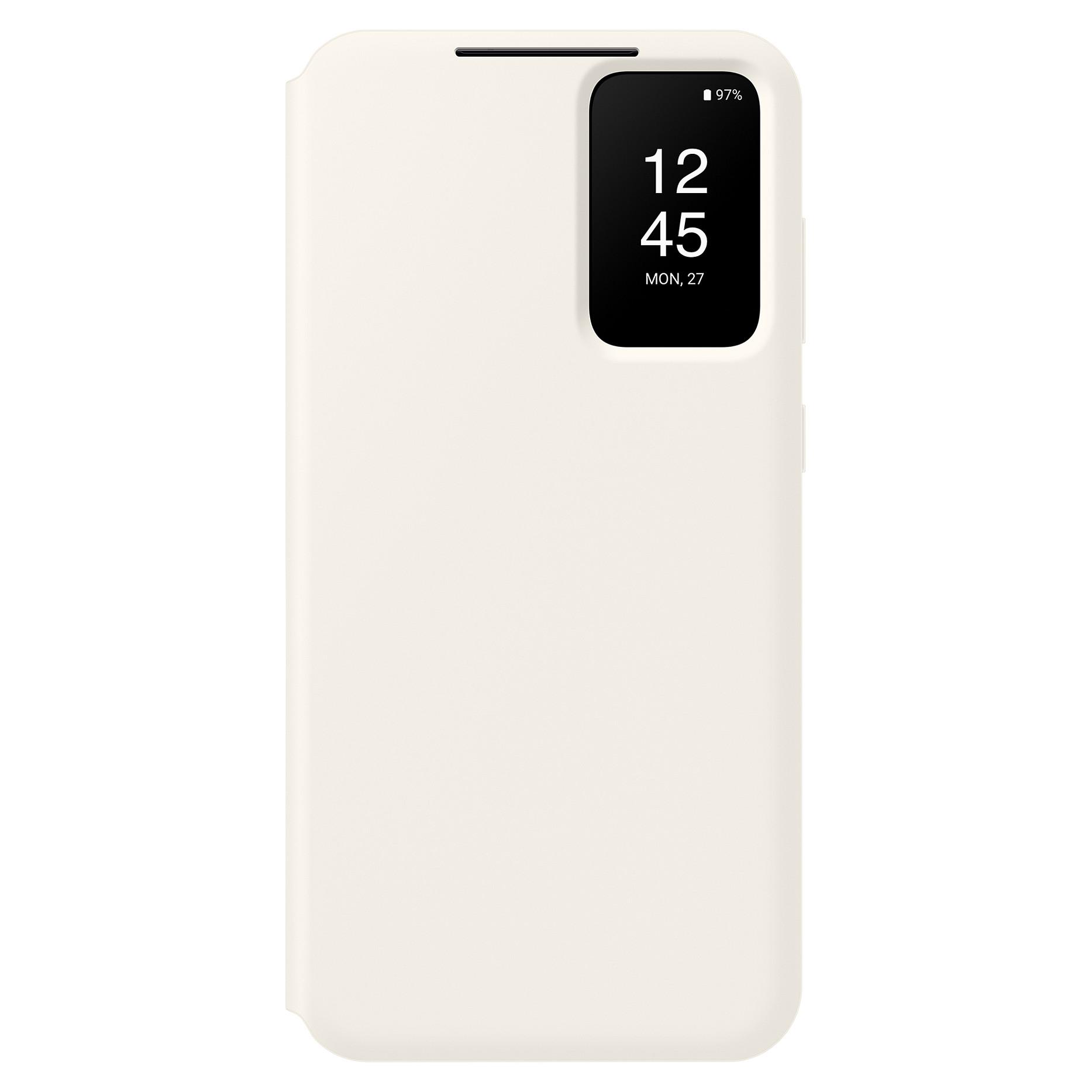Mobilcover Samsung Smart View Wallet Case til Galaxy S23 Plus - Cream