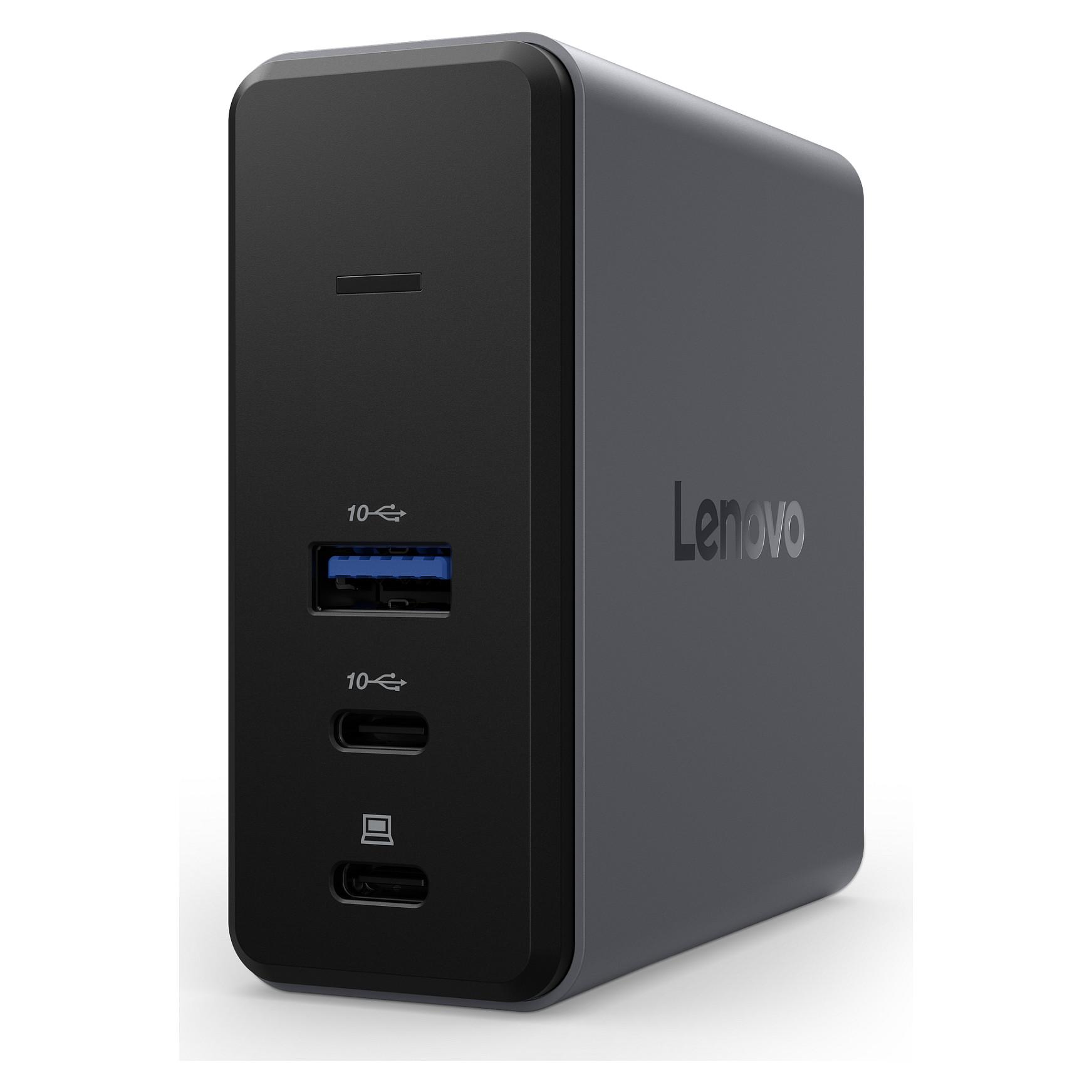 Lenovo X9 Charging GaN Dock USB-C dockingstation med 60 W opladning, HDMI 2.1, grå