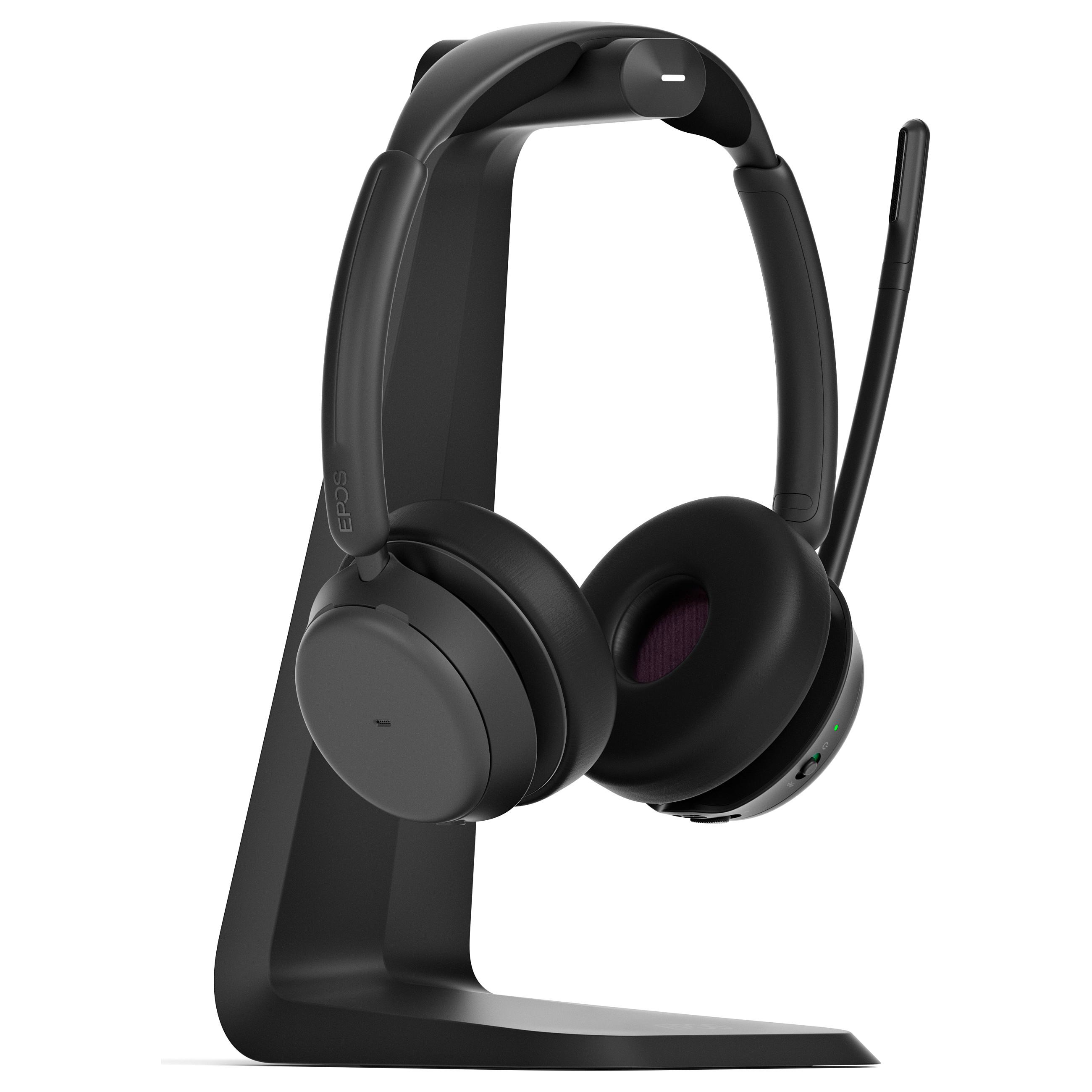 LENOVO EPOS IMPACT 1061T BLUETOOTH WIRED/WIRELESS ACTIVE NOISE CANCELLING Ausinės - Juodas