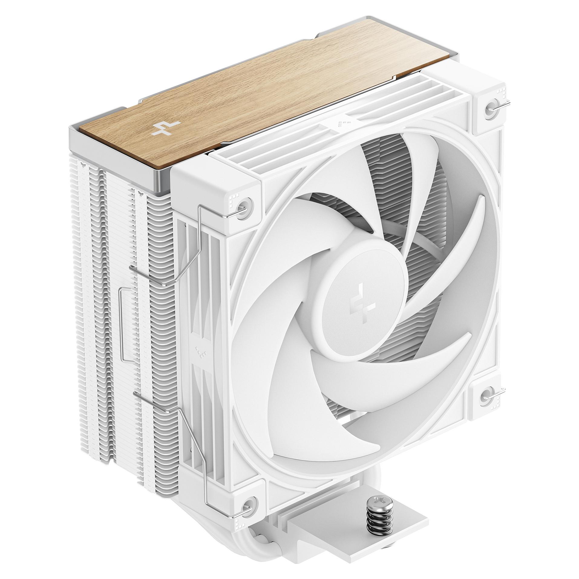Deepcool AK400 G2 WH - Processor-køler - (for: LGA1700, LGA1851, LGA1200, LGA115x Socket, AM4, AM5) - kobberbase - 120 mm
